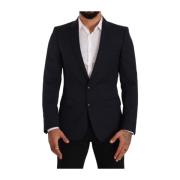 Navy Martini Slim Fit Uldblazer