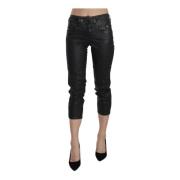 Elegant Sorte Cropped Jeans