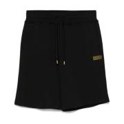 Sort og Guld Bermuda Shorts