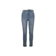 Dame Lynlås Knaphul Jeans