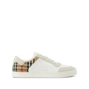 Vintage Check Hvide Sneakers