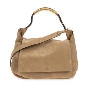 Suede taske