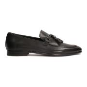 Sort loafers med dusk