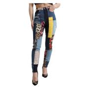 Levende Patchwork Skinny Jeans