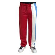 Elegant Stribet Sweatpants med Snøre