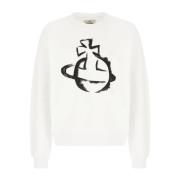 Afslappet Bomulds Sweatshirt