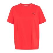 Flame Scarlet Broderet Tee