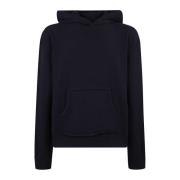 Luksus Uld Cashmere Hættetrøje Sweatshirt