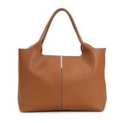 Elegant Nude Shopper Taske