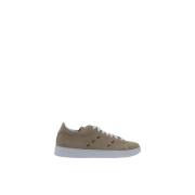 Suede Læder Sneakers med Sidepaneler