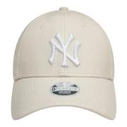 Beige Yankees Kvinders Kasket