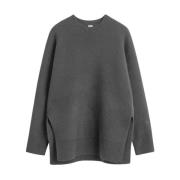 Minimalistisk Double-Knit Pullover