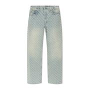 Jeans med monogram