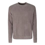 Blød Chenille Rundstrikket Sweater