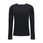 Silke Crew Neck Gennemsigtig Sweater