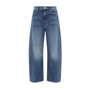 Klassiske Fem-Lomme Mid-Rise Jeans