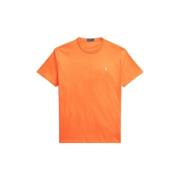 Orange Bomuld T-shirt Almindelig pasform