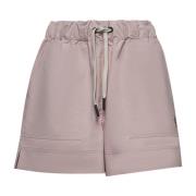 Pink Teknisk Froissé Shorts