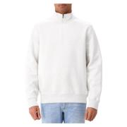 Grå Half Zip Sweater