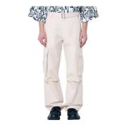 Cargo Pants i bomuld-linned-blanding