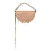 Krystalpyntet Beige Tote Taske