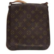 Pre-owned Canvas louis-vuitton-tasker