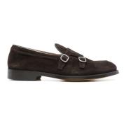 Brun Ruskind Munk Loafer Sko