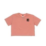 Rose Dawn Cropped Tee Kortærmet