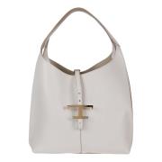 Elegant Læder Crossbody Taske