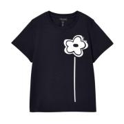 Sort Daisy Print T-shirt