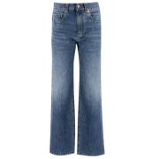 Vintage High-Waisted Straight Jeans