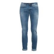 Blå Skinny Stretch Denim Jeans