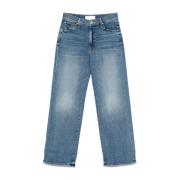 Denim Dodger Jeans med Foldet Hem