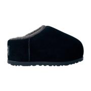 Shearling Foret Flatform Slides