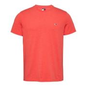 Orange Rund Hals T-shirt