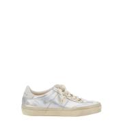 Metallic Low Top Sneakers med Logo