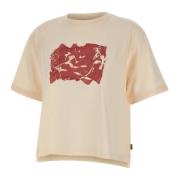 Grafisk Tee Beige T-shirt Polos