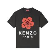 Klassisk Boke Flower T-shirt Sort