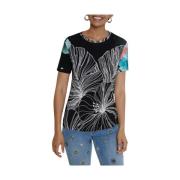 Blomstret Strikbluse