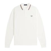 Hvid Twin Tipped Polo Skjorte