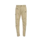 Beige Cargo Bukser SS25