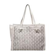 Elegant Beige Shopper Taske