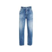 Blå Used Look Boston Jeans