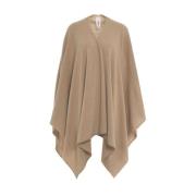 Beige Cashmere Cape AW24