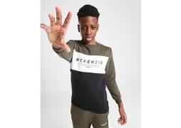 McKenzie Joker Fleece Crew Sweatshirt Junior - Green - Kids