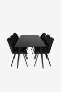 Spisegruppe Dipp med 6 spisebordsstole Gemma