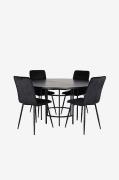 Spisegruppe Copenhagen med 4 spisebordsstole Windu Lyx