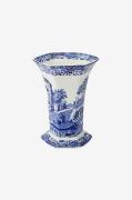 Vase Blue Italian sekskantet højde 27 cm