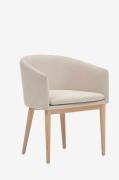 Kave Home - Spisebordsstol Harlan - Beige - Stole - - Homeroom