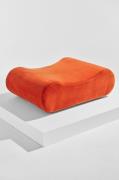 Pastill - Faye puf i velour - Orange - Fodskamler & puffer - - Homeroo...